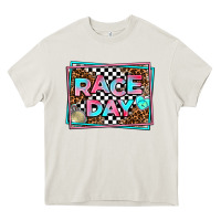 Cream race day Heavy Core Tee - AdoDesignShop