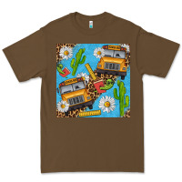 Cacao school bus seamless pattern Premium Tee - BundleAndBundleShop