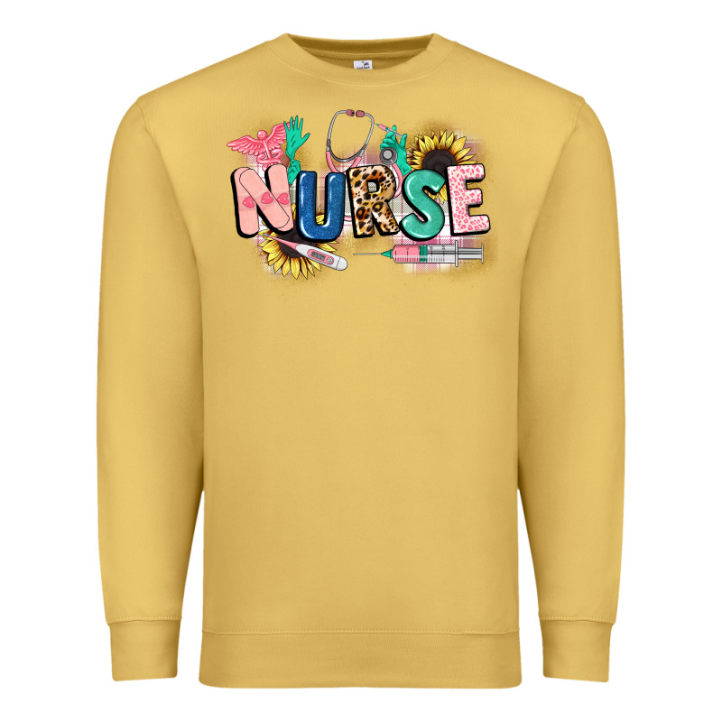 Nurse Premium Sweatshirt by CowGirlArtShop | Teevron