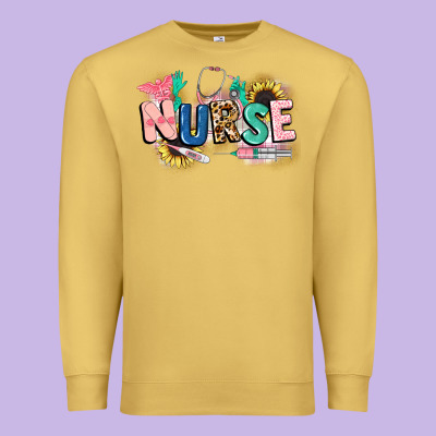 Nurse Premium Sweatshirt Designed By Cowgirlartshop