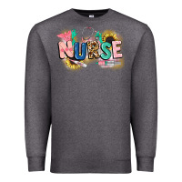Charcoal Heather nurse Premium Sweatshirt - CowGirlArtShop