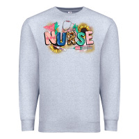 Heather Grey nurse Premium Sweatshirt - CowGirlArtShop