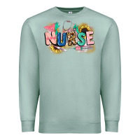 Seafoam nurse Premium Sweatshirt - CowGirlArtShop