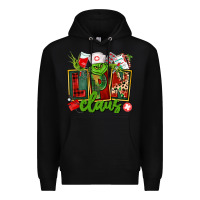 Black lpn licensed practical claus Premium Hoodie - CowGirlArtShop