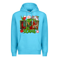 Ocean Blue lpn licensed practical claus Premium Hoodie - CowGirlArtShop