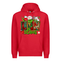 Red lpn licensed practical claus Premium Hoodie - CowGirlArtShop