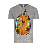 Cloud Rock Serape sunflower pumpkin Vintage Tee - NancyCooperArtShop