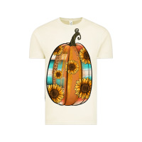 Vintage Arctic Serape sunflower pumpkin Vintage Tee - NancyCooperArtShop