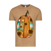 Vintage Camel Serape sunflower pumpkin Vintage Tee - NancyCooperArtShop