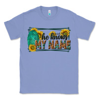 Colony Blue he knows my name isaiah 43 1 Classic Tee - NancyCooperArtShop