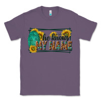 Lavender he knows my name isaiah 43 1 Classic Tee - NancyCooperArtShop