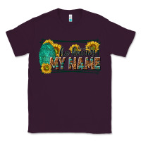 Plum he knows my name isaiah 43 1 Classic Tee - NancyCooperArtShop