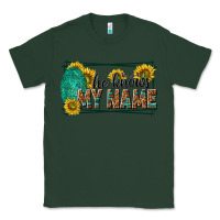 Sports Green he knows my name isaiah 43 1 Classic Tee - NancyCooperArtShop
