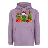 Lavender christmas cactus Heavyweight Hoodie - CowGirlArtShop