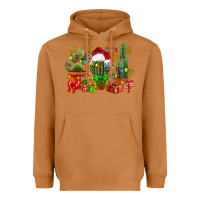 Meerkat christmas cactus Heavyweight Hoodie - CowGirlArtShop