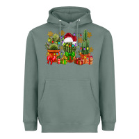 Sage christmas cactus Heavyweight Hoodie - CowGirlArtShop