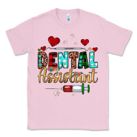 Bubblegum Pink Christmas dental assistant Classic Tee - JahusDesignShop