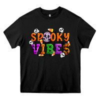 Black Spooky vibes Heavy Core Tee - Artiststas