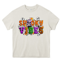 Cream Spooky vibes Heavy Core Tee - Artiststas
