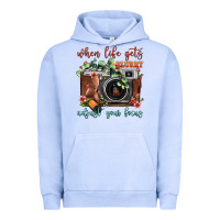 Pigment Grape Ice When Life Gets Blurry Adjust Your Focus Vintage Camera Urban Hoodie - FaDigitalArtStudio