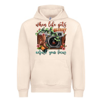 Sandshell When Life Gets Blurry Adjust Your Focus Vintage Camera Urban Hoodie - FaDigitalArtStudio