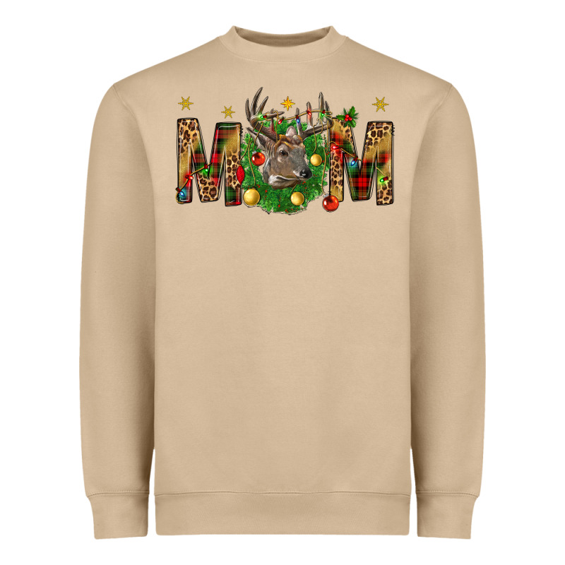 Western Mom With Reindeer Heavyweight Sweatshirt by BundleAndBundleShop | Teevron