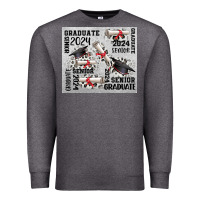 Charcoal Heather senior 2024 Premium Sweatshirt - CowGirlArtShop