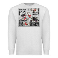 Oatmeal Heather senior 2024 Premium Sweatshirt - CowGirlArtShop