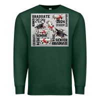 Sports Green senior 2024 Premium Sweatshirt - CowGirlArtShop