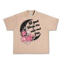 Burro all good things are wild and free Urban Heavy Tee - MaliasSmallBusiness