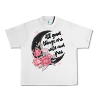 Lunar Rock all good things are wild and free Urban Heavy Tee - MaliasSmallBusiness