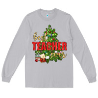 Moon Dust Best Teacher Ever With Christmas Tree Long Sleeve Tee - BundleAndBundleShop