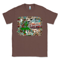 Chestnut merry Christmas tree western Classic Tee - CowhideDigitalArt