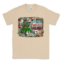 Mushroom merry Christmas tree western Classic Tee - CowhideDigitalArt