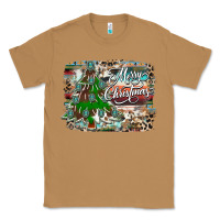 Toasted Coconut merry Christmas tree western Classic Tee - CowhideDigitalArt