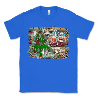True Royal merry Christmas tree western Classic Tee - CowhideDigitalArt