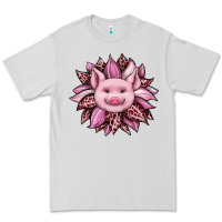 Dove Grey sunflower leopard Premium Tee - JahusDesignShop