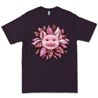 Plum sunflower leopard Premium Tee - JahusDesignShop