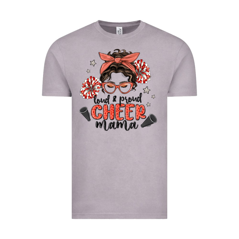 Loud&proud Mama Messy Bun Vintage Tee by MaliasSmallBusiness | Teevron