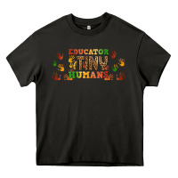 Asphalt educator of tiny humans libbey glass Heavy Core Tee - BundleAndBundleShop