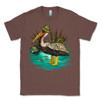 Chestnut fishing pelican camp Classic Tee - NancyCooperArtShop
