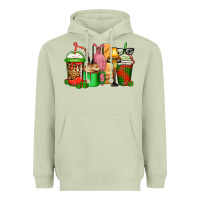 Matcha christmas movie coffee cups Heavyweight Hoodie - CowGirlArtShop