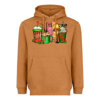 Meerkat christmas movie coffee cups Heavyweight Hoodie - CowGirlArtShop