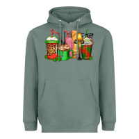 Sage christmas movie coffee cups Heavyweight Hoodie - CowGirlArtShop