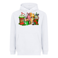 White christmas movie coffee cups Heavyweight Hoodie - CowGirlArtShop