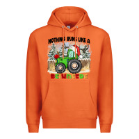Carrot nothing runs like a reindeere Premium Hoodie - CowGirlArtShop