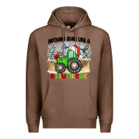 Chestnut nothing runs like a reindeere Premium Hoodie - CowGirlArtShop