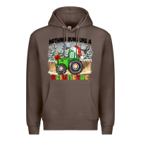 Coffee nothing runs like a reindeere Premium Hoodie - CowGirlArtShop