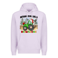 Lilac nothing runs like a reindeere Premium Hoodie - CowGirlArtShop