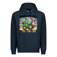 Navy nothing runs like a reindeere Premium Hoodie - CowGirlArtShop